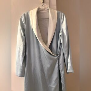 Blue long night gown